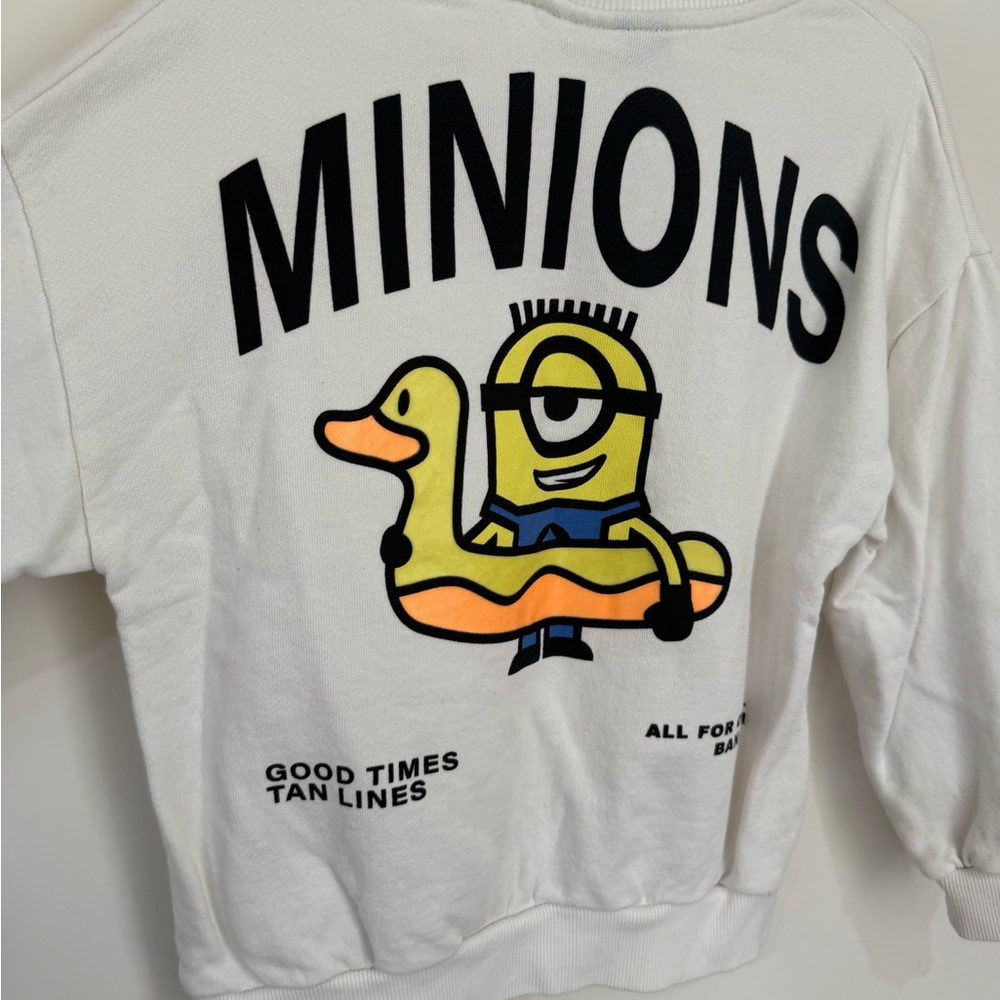 Zara Minions Sweatshirt Size 6 Years - Picture 5 of 5